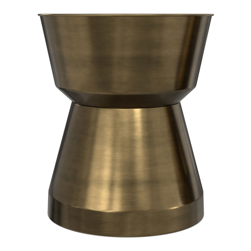 Allegra - Side Table - Antique Brass - R&R Furniture Gallery (Fountain Valley, CA)