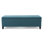 Contemporary Storage Ottoman Bench With Upholstery - R&R Furniture Gallery (Fountain Valley, CA)