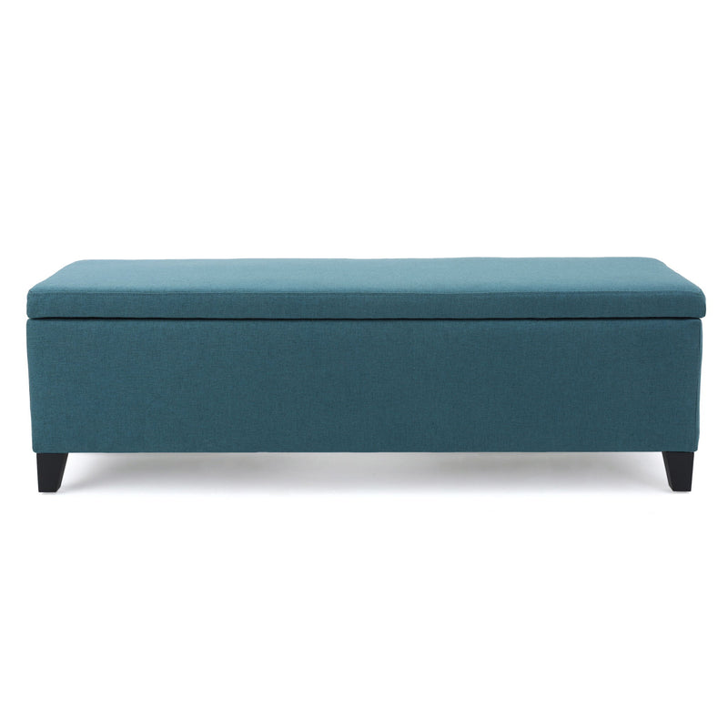 Contemporary Storage Ottoman Bench With Upholstery - R&R Furniture Gallery (Fountain Valley, CA)