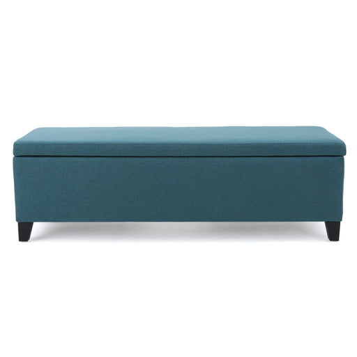 Contemporary Storage Ottoman Bench With Upholstery - R&R Furniture Gallery (Fountain Valley, CA)