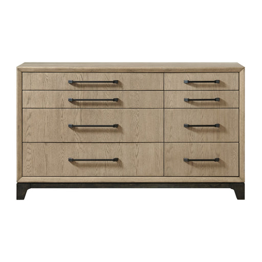 8 Drawer Dresser With Feet And Pulls - Brown - R&R Furniture Gallery (Fountain Valley, CA)