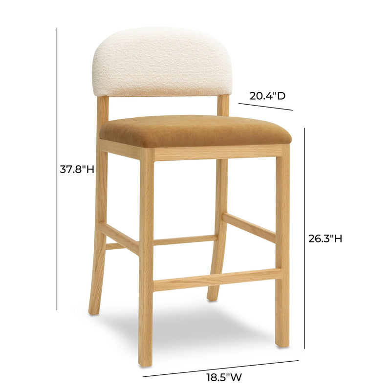 Calla - Performance Velvet Counter Stool - R&R Furniture Gallery (Fountain Valley, CA)