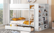 Bunk Bed With 2 Drawers And Multi Layer Cabinet - R&R Furniture Gallery (Fountain Valley, CA)