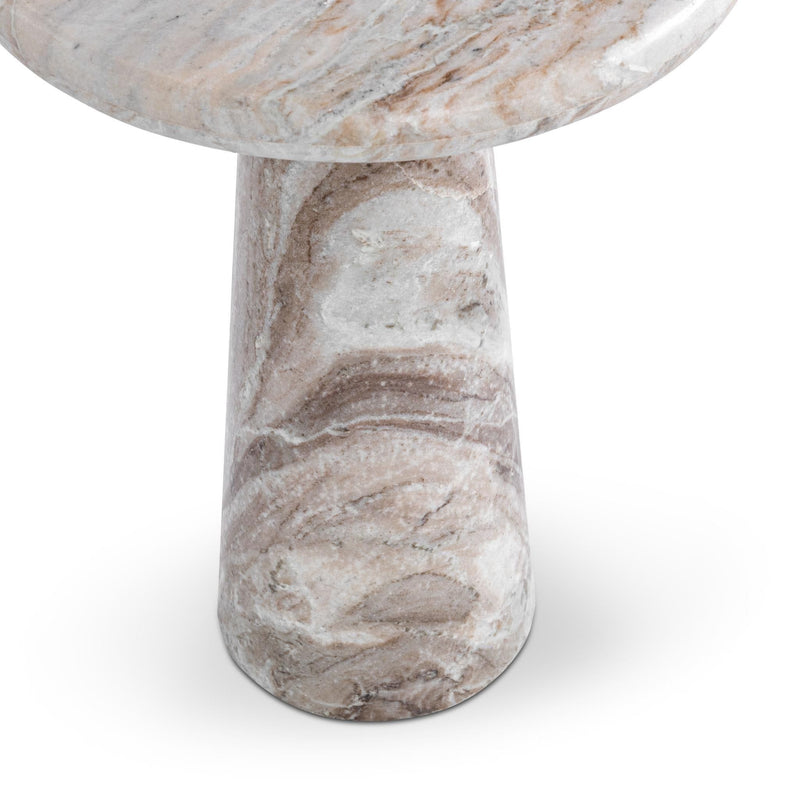 Huxley - Marble Round Accent Table - R&R Furniture Gallery (Fountain Valley, CA)