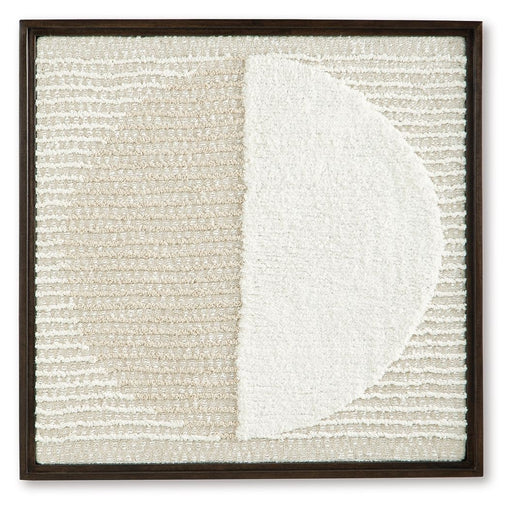 Bachard - Wall Decor - Tan / White - R&R Furniture Gallery (Fountain Valley, CA)