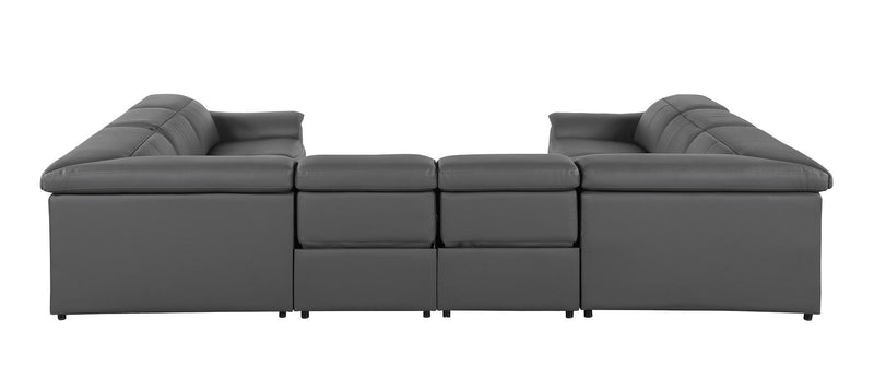 9762 - 8-Piece U-Shaped Sectional Sofa With 4 Power Recliners
