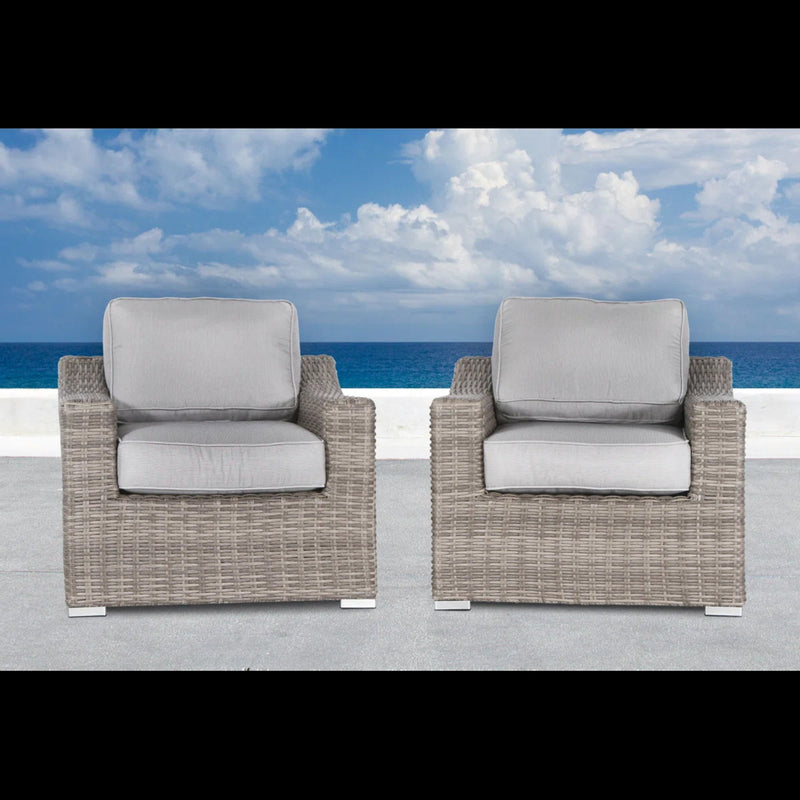 Patio Chair With Cushions Modern Design - R&R Furniture Gallery (Fountain Valley, CA)