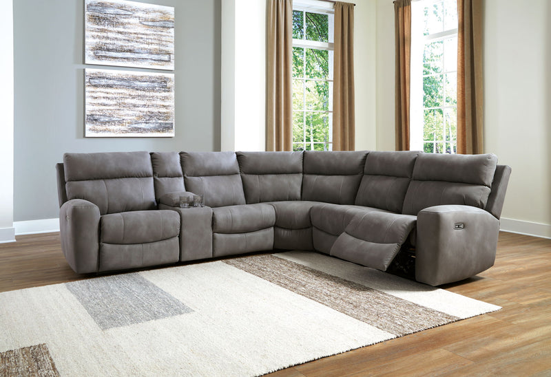 Next-Gen Durapella - Power Reclining Sectional Set - R&R Furniture Gallery (Fountain Valley, CA)