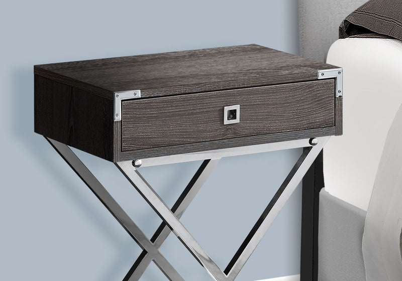 Accent Side Table, Storage Drawer, Stylish Design Contemporary & Modern - R&R Furniture Gallery (Fountain Valley, CA)
