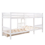 DreamHaus L-shaped bunk bed with built-in drawers, featuring a sturdy wooden frame and space-saving design for kids' bedrooms.