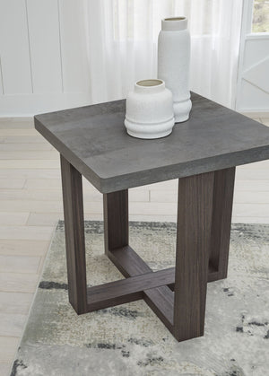 Dynnford - Occasional Table Set (Set of 3) - Gray / Brown - R&R Furniture Gallery (Fountain Valley, CA)