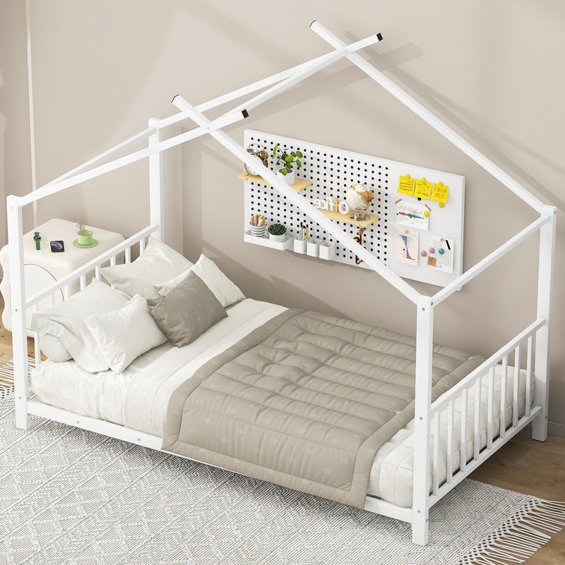 Metal House Platform Bed With Modern Design And Durable Frame - R&R Furniture Gallery (Fountain Valley, CA)