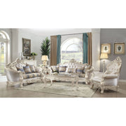 Gorsedd - Chair With Pillow - Fabric & Golden Ivory - R&R Furniture Gallery (Fountain Valley, CA)