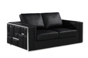 1130 - Top Grain Italian Leather Loveseat - R&R Furniture Gallery (Fountain Valley, CA)