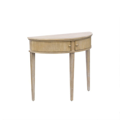Vintage Inspired Storage Console Table With Fluted Doors - R&R Furniture Gallery (Fountain Valley, CA)