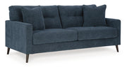 Signature Design by Ashley Bixler sofa, a stationary sofa with plush cushions and contemporary fabric in a modern living room setting.