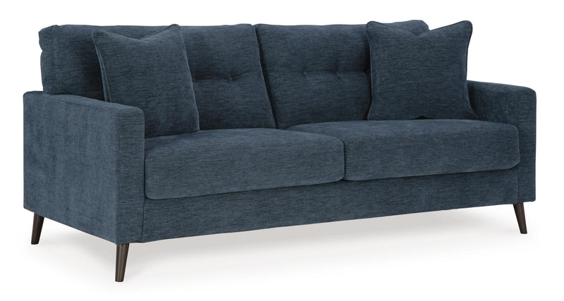 Signature Design by Ashley Bixler sofa, a stationary sofa with plush cushions and contemporary fabric in a modern living room setting.