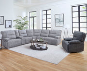 Gladiator - 6 Piece Modular Power Reclining Sectional - R&R Furniture Gallery (Fountain Valley, CA)