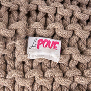 Moro - Knitted Round Pouf With Pumpkin Shape - R&R Furniture Gallery (Fountain Valley, CA)