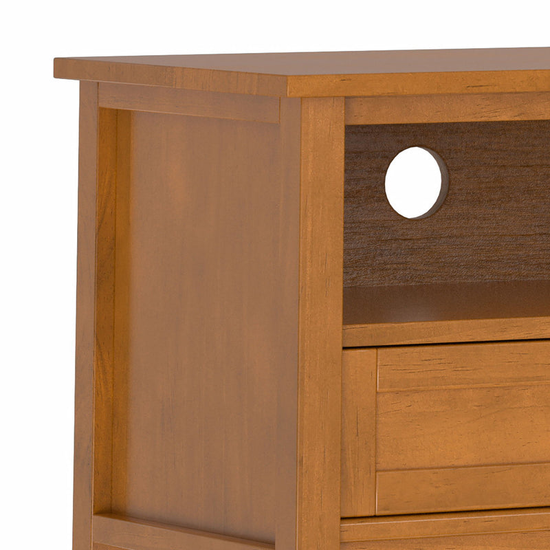 Warm Shaker - Handcrafted Low TV Media Stand - R&R Furniture Gallery (Fountain Valley, CA)