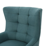 Club Chair With Rubberwood Legs - R&R Furniture Gallery (Fountain Valley, CA)