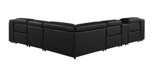 1116 - 6-Piece L-Shaped Sectional Sofa In With 3 Power Recliners & Power Headrests