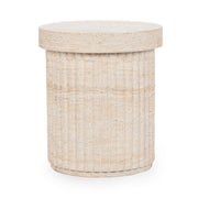 Selah - Outdoor Stool / Table - Beige - R&R Furniture Gallery (Fountain Valley, CA)