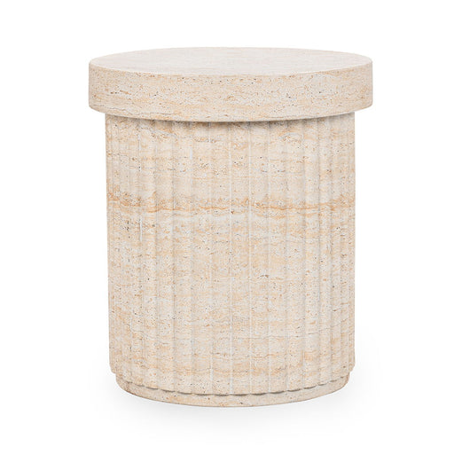 Selah - Outdoor Stool / Table - Beige - R&R Furniture Gallery (Fountain Valley, CA)