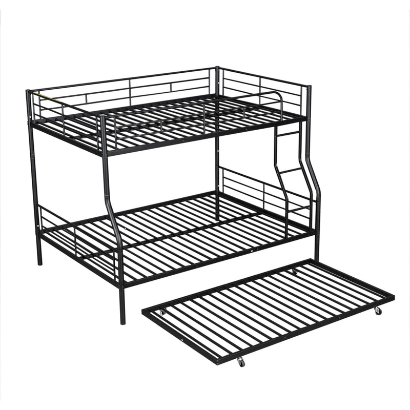 Steel DreamHaus bunk bed with sturdy frame and dual sleeping levels, ideal for space-saving bedroom furniture.
