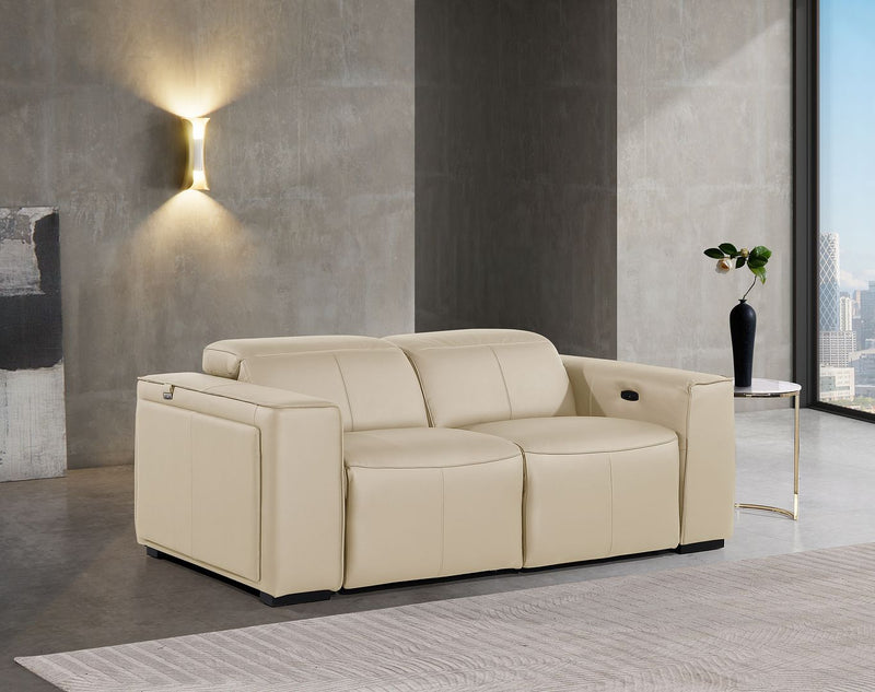 1224 - 2-Piece Modular Power Reclining Loveseat In With 2 Power Recliners & Power Headrests - R&R Furniture Gallery (Fountain Valley, CA)