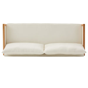 Modern 3 Seater Sofa With Armrests, Living Room Couch