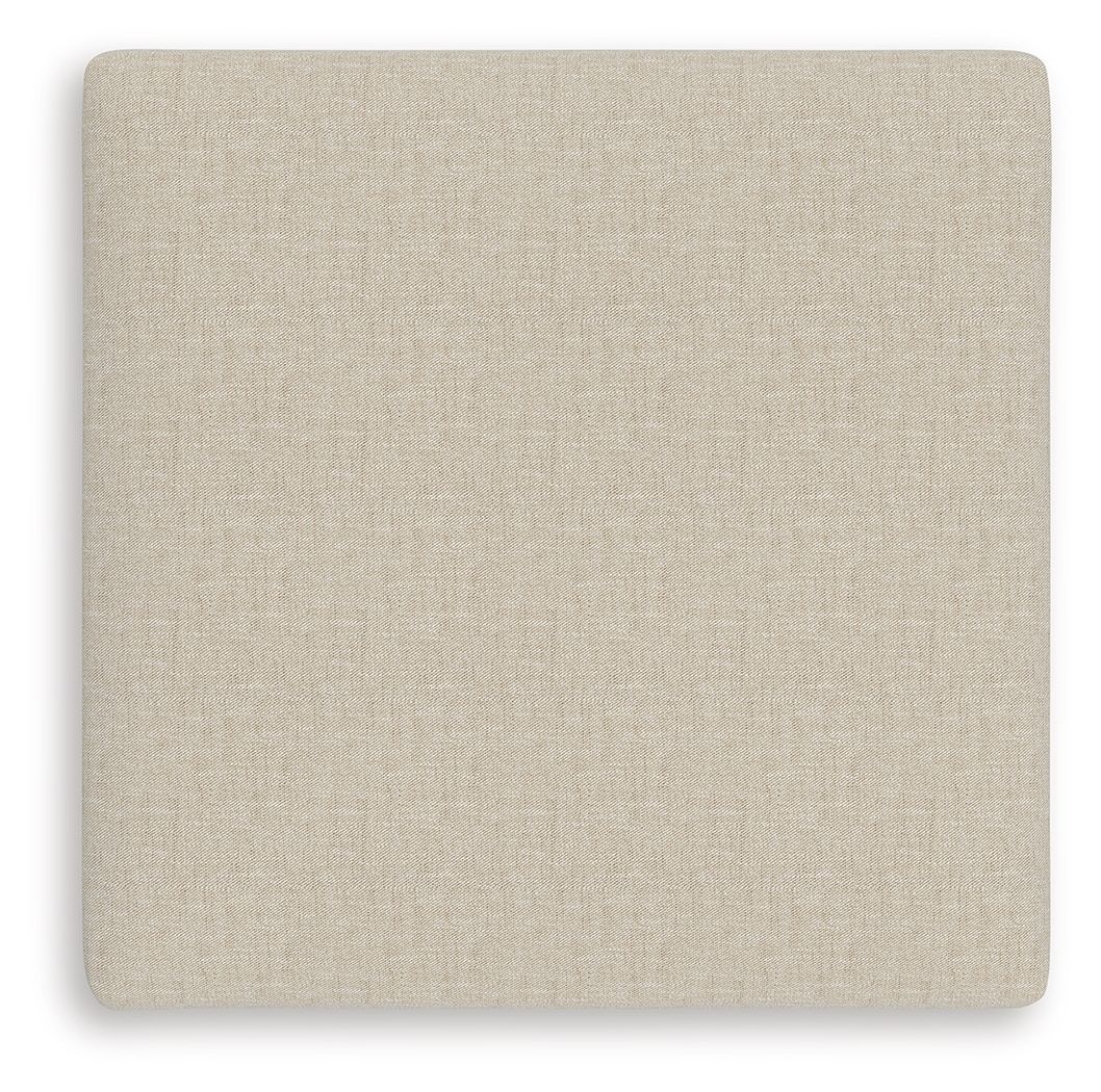 LadyMae - Oversized Accent Ottoman - Twill - R&R Furniture Gallery (Fountain Valley, CA)