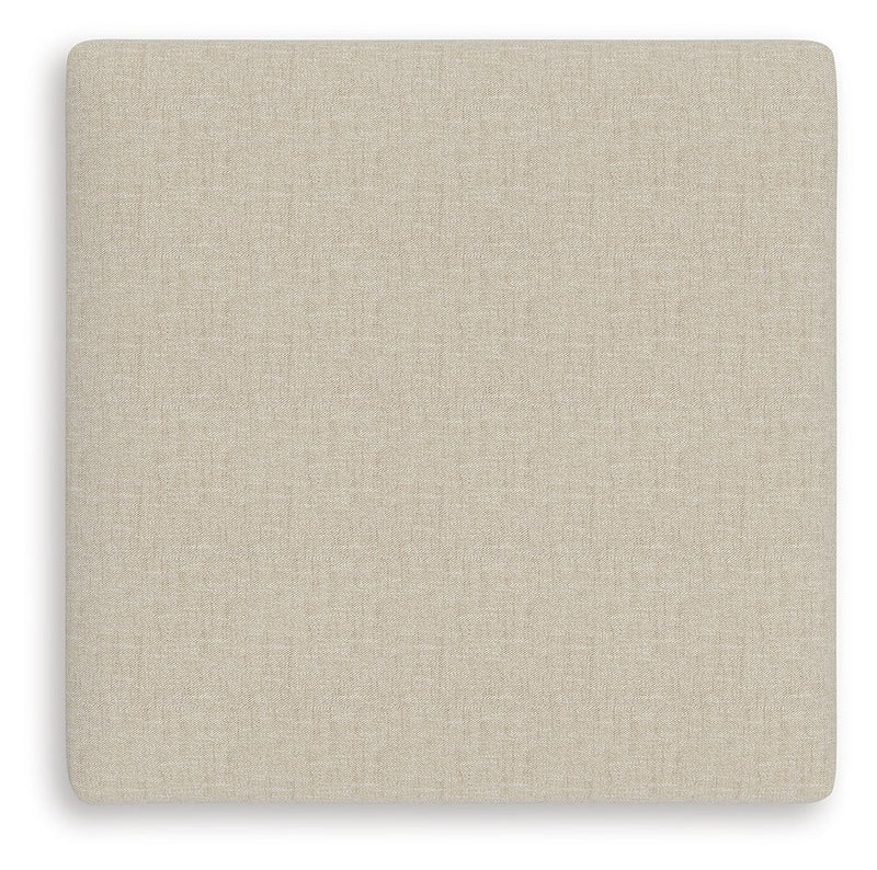 LadyMae - Oversized Accent Ottoman - Twill - R&R Furniture Gallery (Fountain Valley, CA)