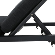 Modern Chaise Lounge With Wate Resistant Fabric Cushions - R&R Furniture Gallery (Fountain Valley, CA)