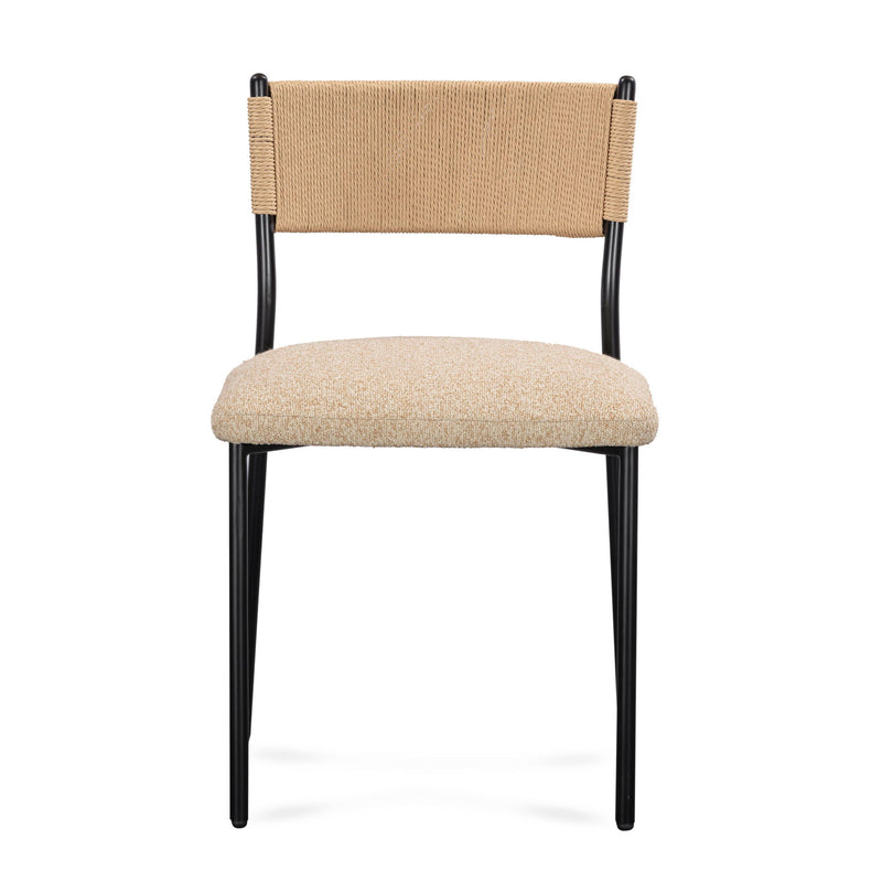Celine - Boucle Dining Chair (Set of 2) - R&R Furniture Gallery (Fountain Valley, CA)
