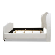 Carmen - Upholstered Wingback Panel Bed Frame - R&R Furniture Gallery (Fountain Valley, CA)