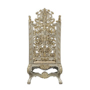Danae - Side Chair (Set of 2) - Synthetic Leather , Champagne & Gold - R&R Furniture Gallery (Fountain Valley, CA)