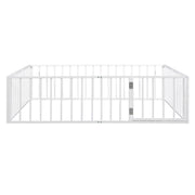 Metal Floor Bed Frame With Fence And Door - R&R Furniture Gallery (Fountain Valley, CA)