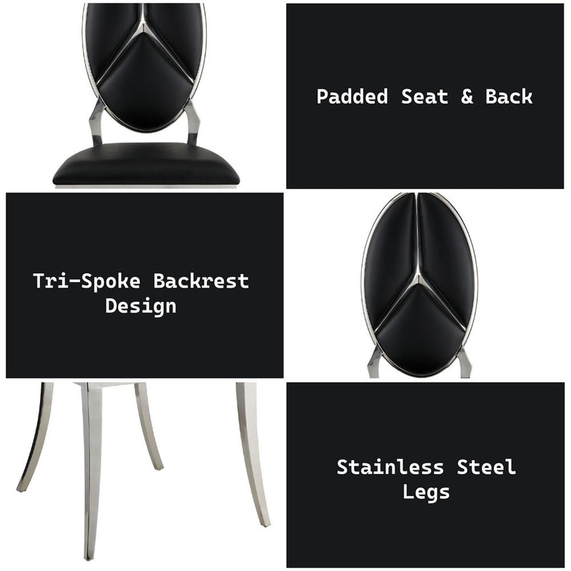 Cyrene - Side Chair - R&R Furniture Gallery (Fountain Valley, CA)