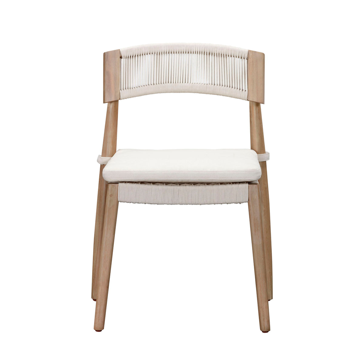 Gata - Outdoor Dining Chair (Set of 2) - Cream - R&R Furniture Gallery (Fountain Valley, CA)