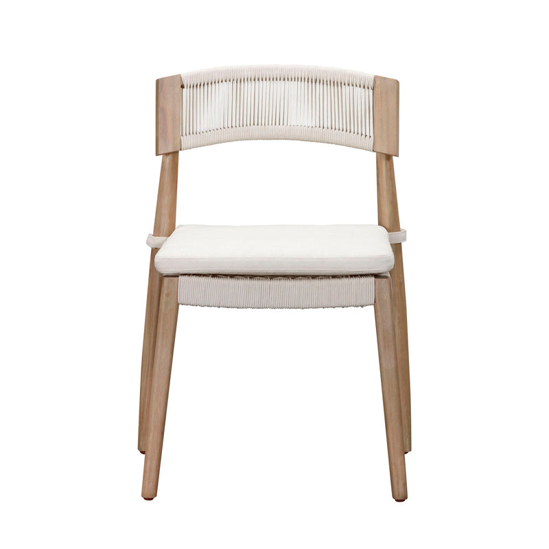 Gata - Outdoor Dining Chair (Set of 2) - Cream - R&R Furniture Gallery (Fountain Valley, CA)