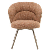 Lidi - Side Chair (Set of 2) - Rust Orange - R&R Furniture Gallery (Fountain Valley, CA)