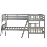L Shaped Bunk Bed With Ladder - R&R Furniture Gallery (Fountain Valley, CA)