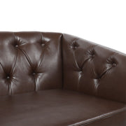 Sophisticated Loveseat With Diamond Stitched Detailing - R&R Furniture Gallery (Fountain Valley, CA)