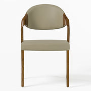 Arlo Mid-Century Beige & Walnut Dining Chair (Set of 2) — view 4