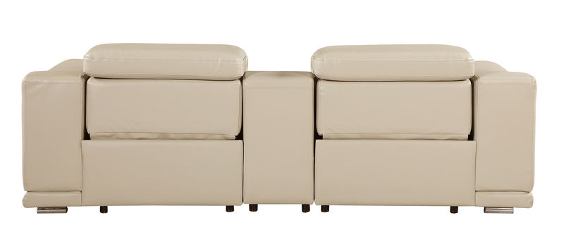 9762 - 3-Piece Modular Power Reclining Console Loveseat With 2 Power Recliners In