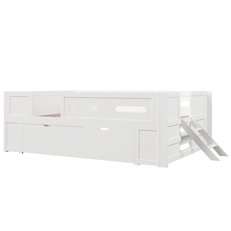 Platform Bed With Guardrail And Drawer - R&R Furniture Gallery (Fountain Valley, CA)