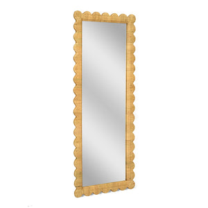 Bama - Rattan Long Wall Mirror - Natural - R&R Furniture Gallery (Fountain Valley, CA)