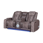 Duran - Power Reclining Loveseat With Power Headrest - R&R Furniture Gallery (Fountain Valley, CA)