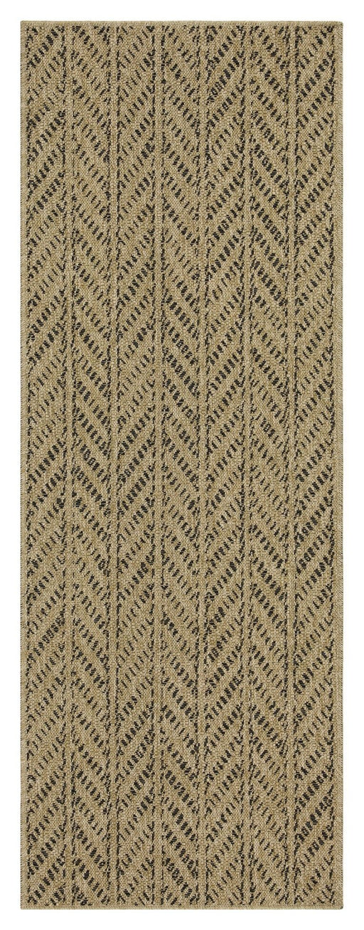 Earth - 7'10" X 10'3" Indoor, Outdoor Area Rug - Black, Natural - R&R Furniture Gallery (Fountain Valley, CA)